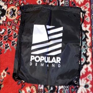 Popular demand drawstring bag free ship